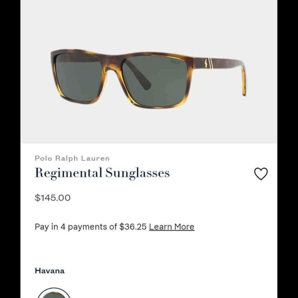 Ralph Lauren Polo sunglass